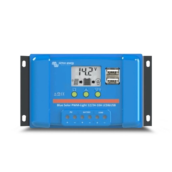 Regulador de Carga Victron BlueSolar PWM-LCD&USB 12/24V-10A