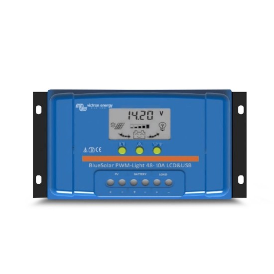 Regulador de Carga Victron BlueSolar PWM-LCD&USB 48V-10A