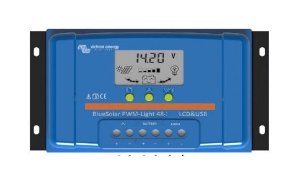 Regulador de Carga Victron BlueSolar PWM-LCD&USB 48V-20A