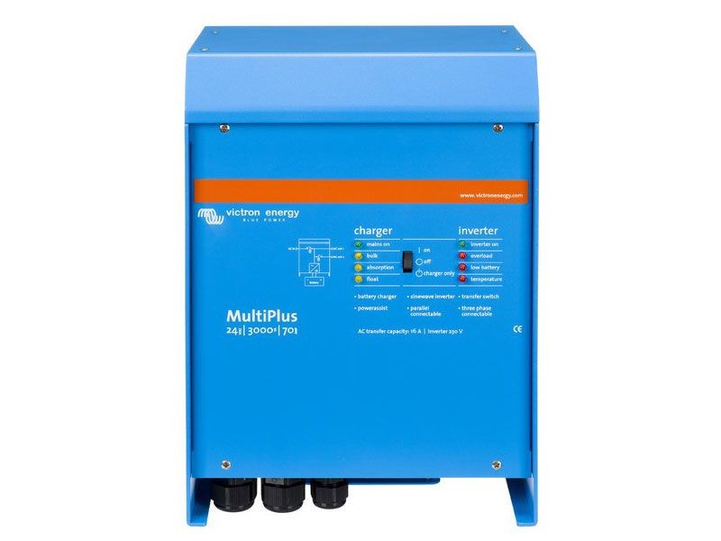Inversor Cargador Victron MultiPlus 24V/3000VA/70A -50