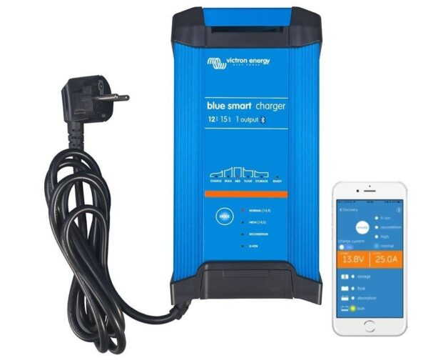 Cargador de batería Victron Blue Smart IP22 12V/15A (1 Salida)