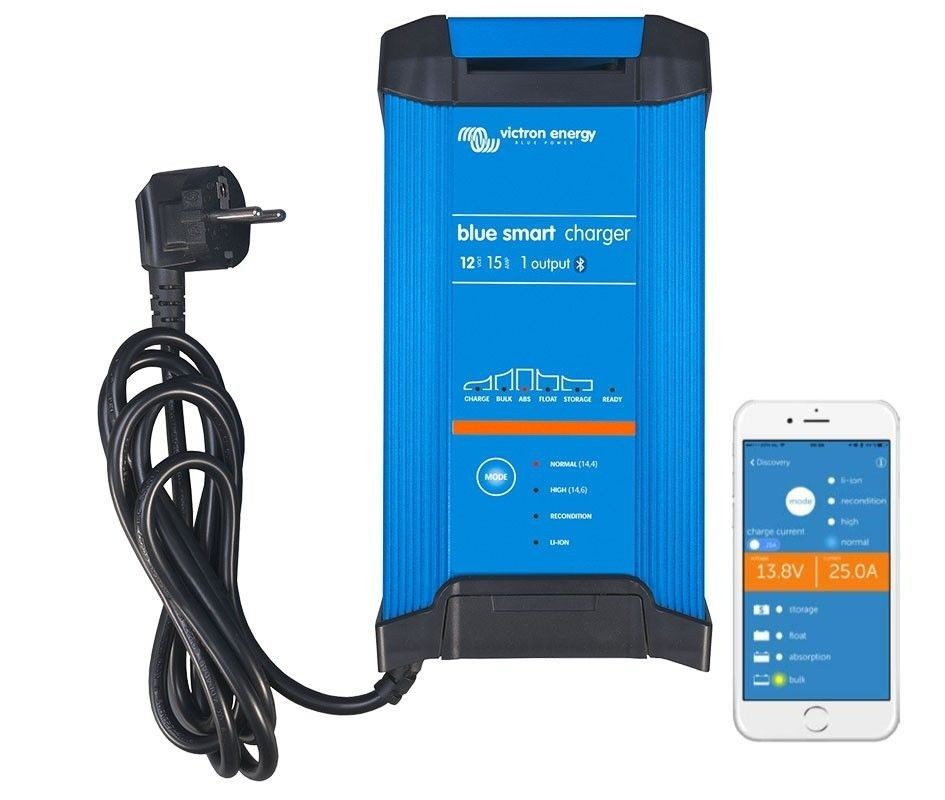 Cargador de batería Victron Blue Smart IP22 12V/15A (1 Salida)