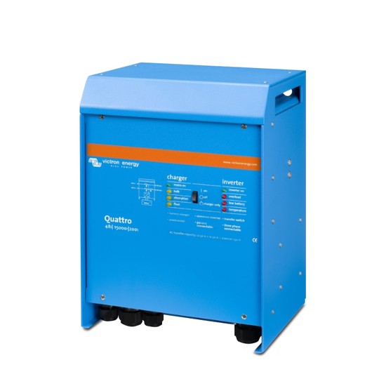 Inversor Cargador Victron Quattro 48V/15000VA/200A -100/100