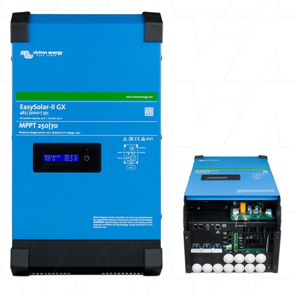 Inversor Cargador con Regulador Victron EasySolar 48V/3000VA/35A -32 MPPT 250/70 GX