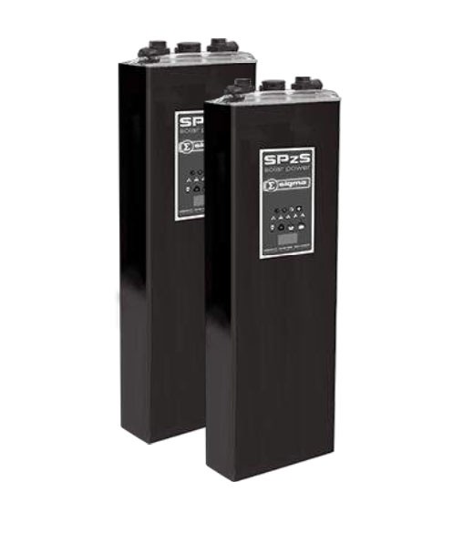 Batería 7 SPzS 1235 Sigma Elemento tubular de PB abierto 2V (recipiente negro)