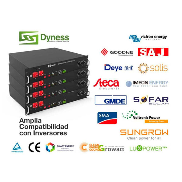 Batería de litio DYNESS B4850 2.4kWh 48V - Imagen 3