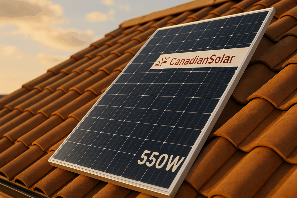 placa solar 550w