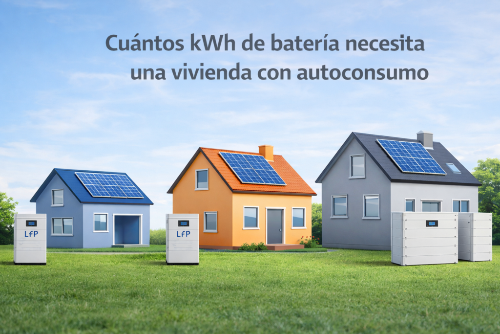 Casas con energías renovables y baterías