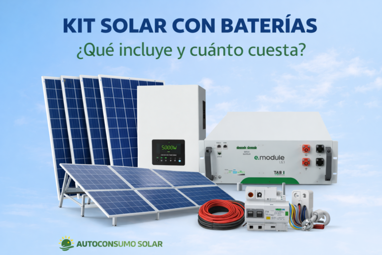 KIT SOLAR CON BATERIA