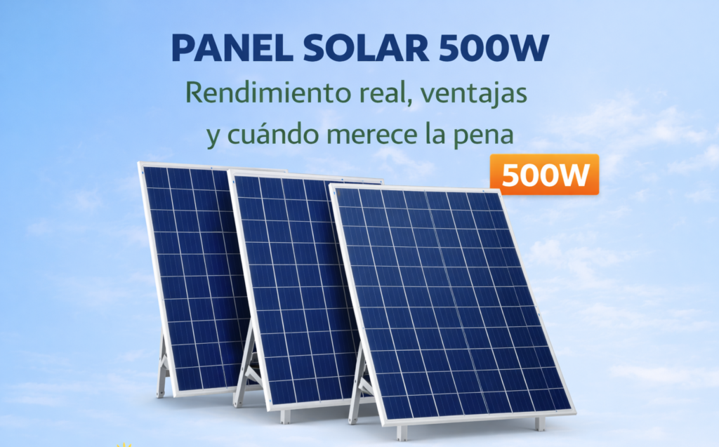 PANEL SOLAR 500W