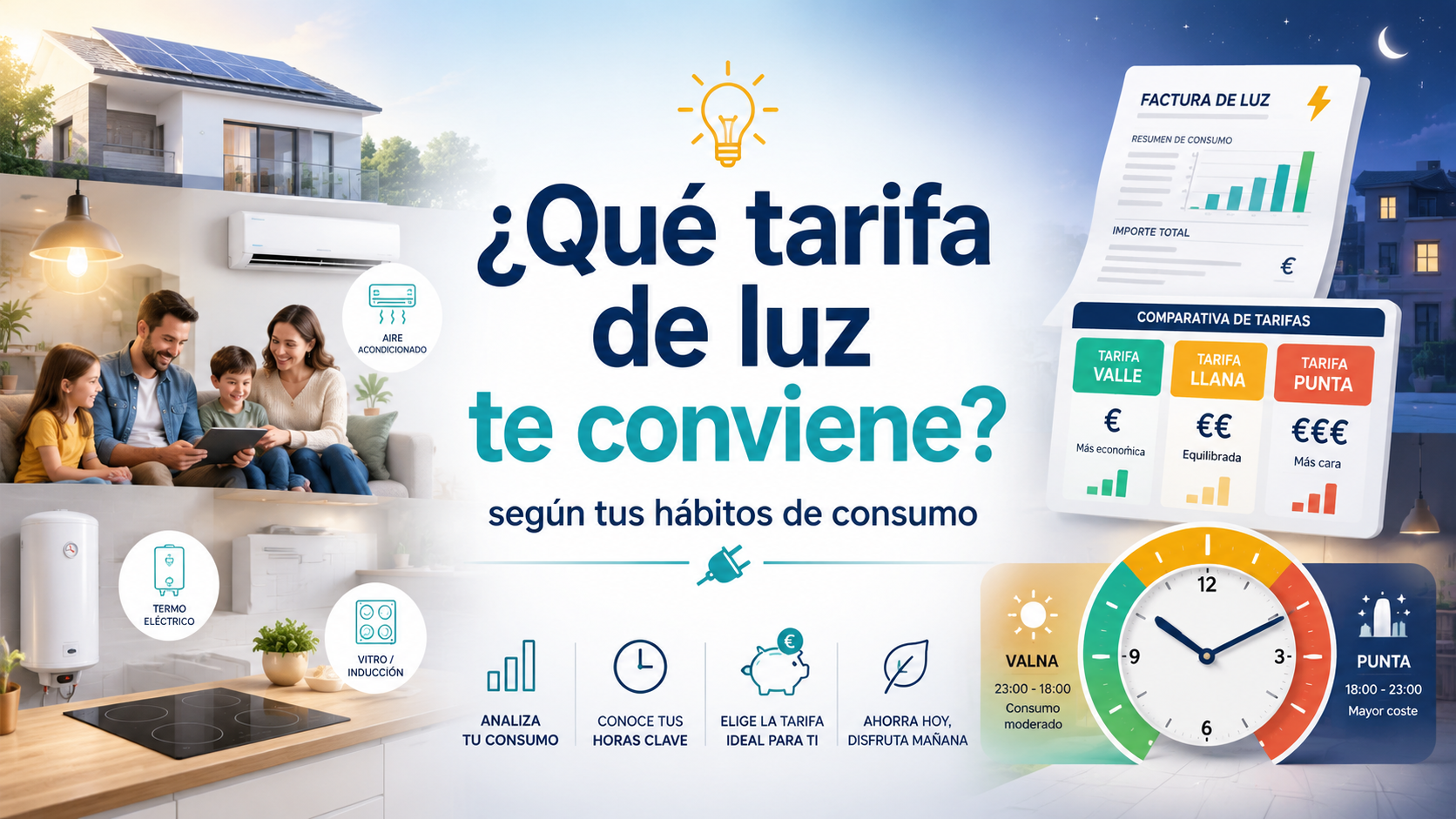 que tarifa de luz te conviene?