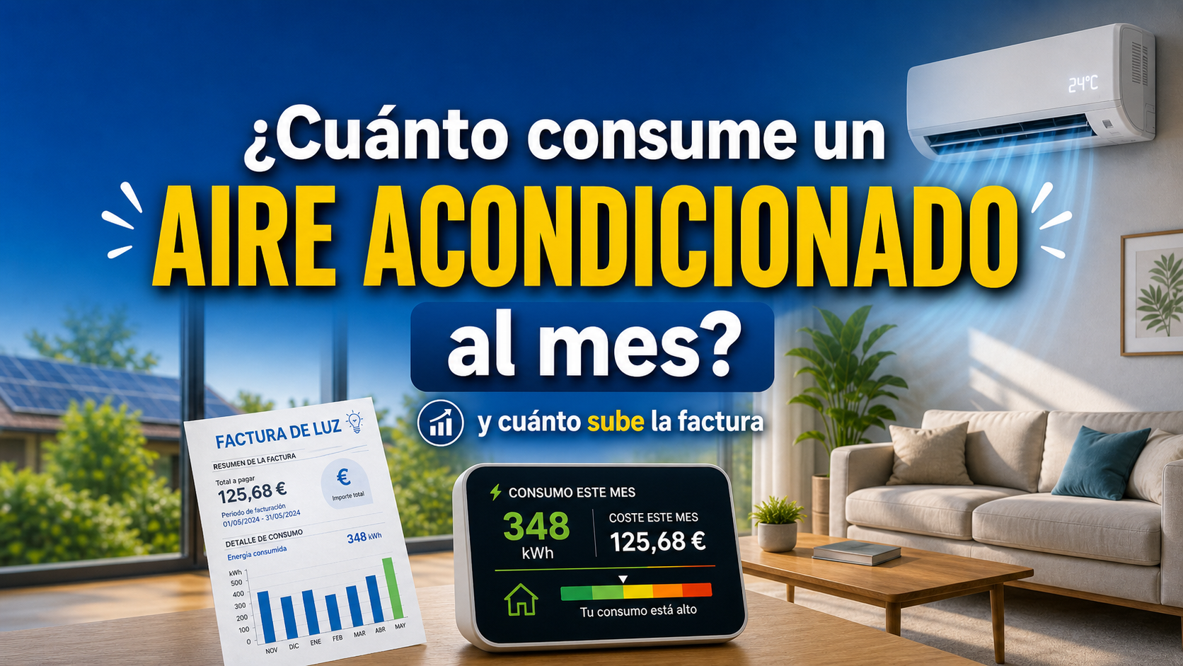 cuanto consume el aire acondicionado