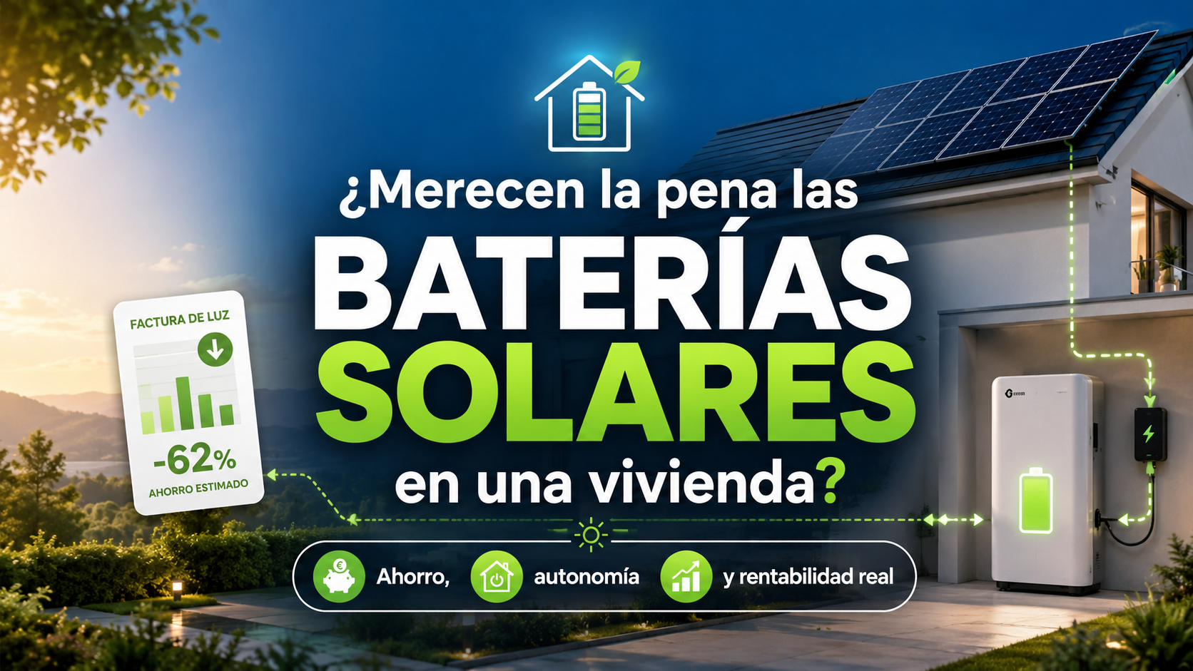 Baterías solares: ahorro y eficiencia