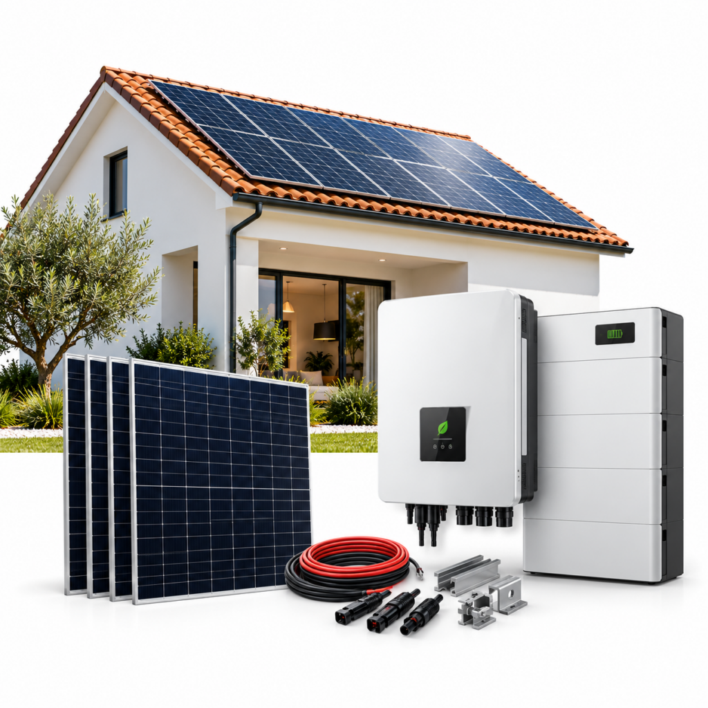 Instalación solar residencial completa